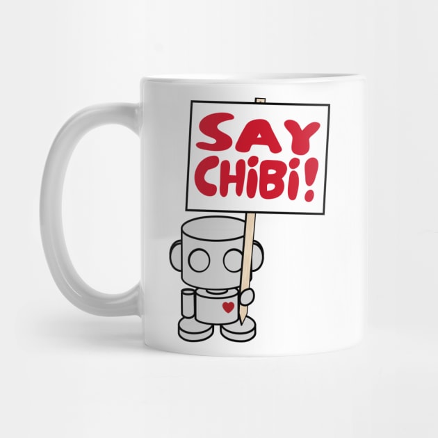 O'BOT Toy Robot (Say Chibi) by Village Values